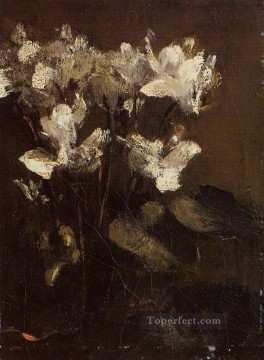 Artworks in 150 Subjects Painting - Fleurs cyclamens flower painter Henri Fantin Latour